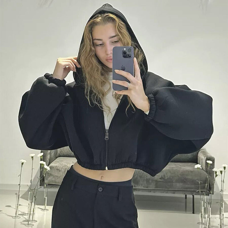 Luna Cropped Hoodie