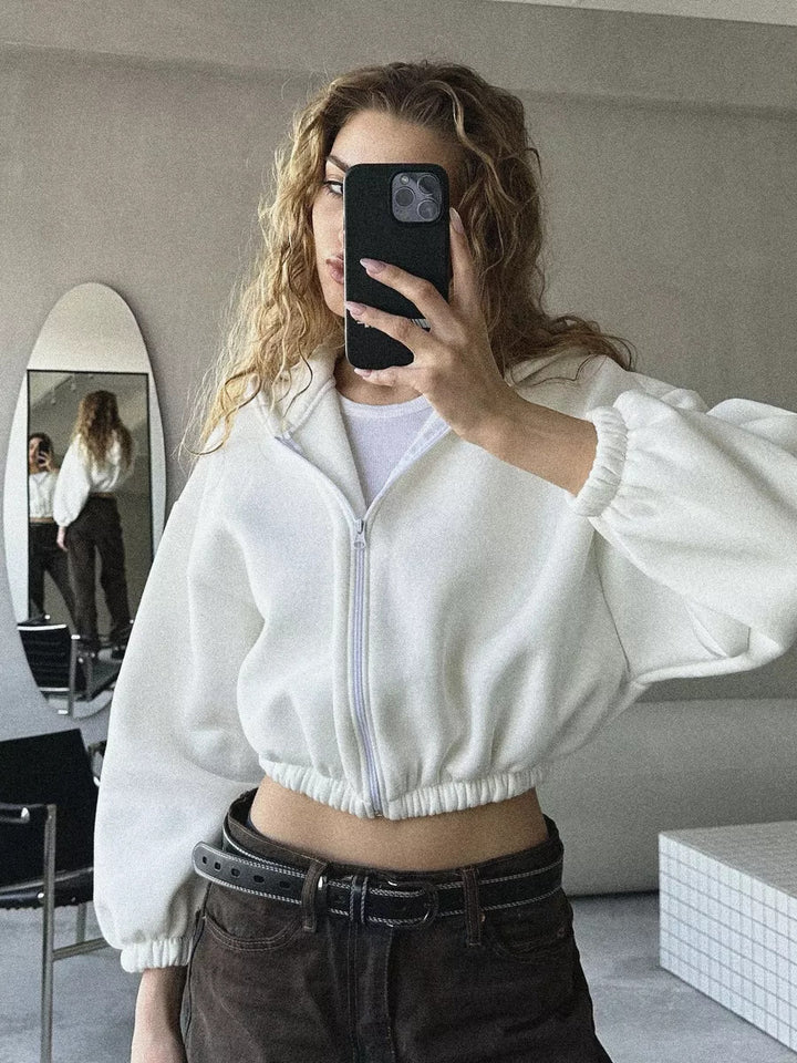 Luna Cropped Hoodie