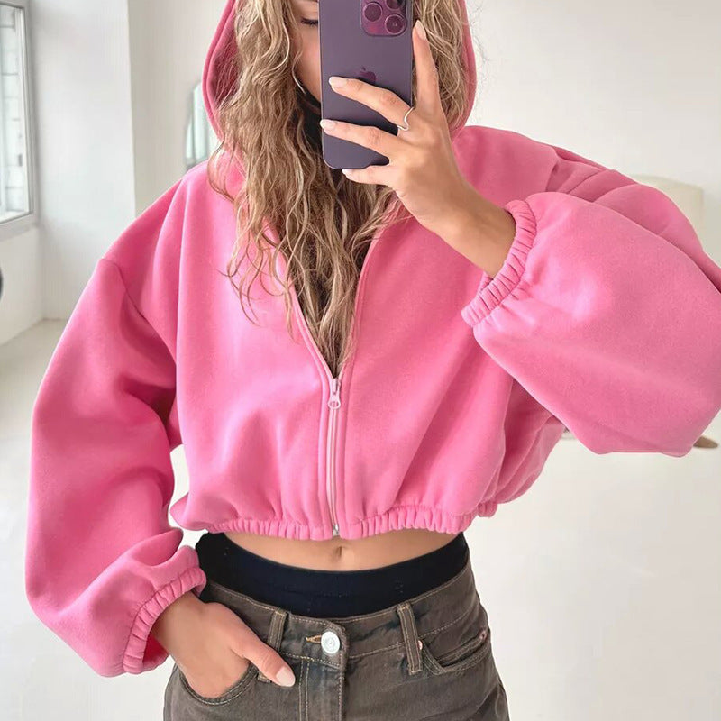 Luna Cropped Hoodie